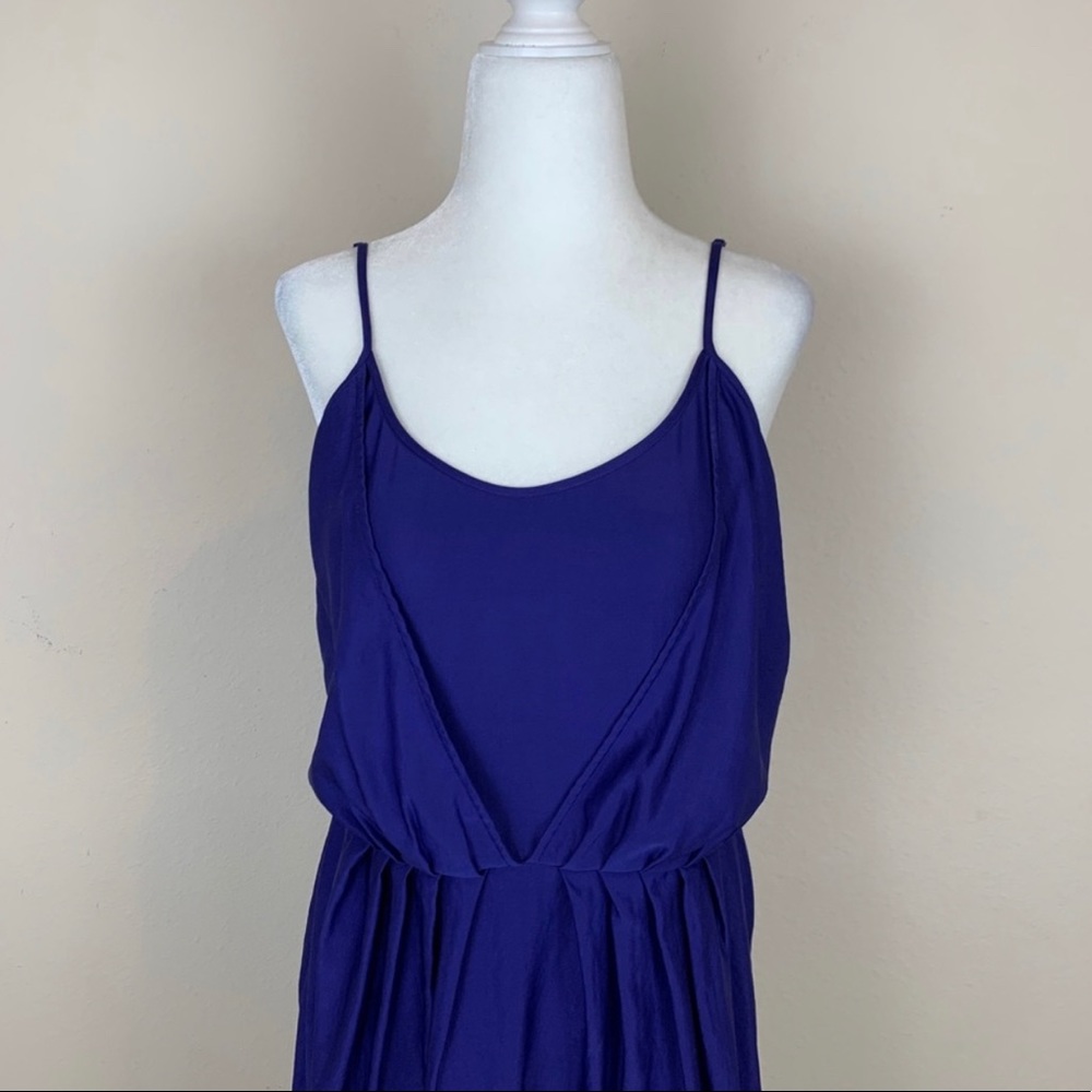 Rebecca Taylor Silky Spaghetti Strap Dress Size 8